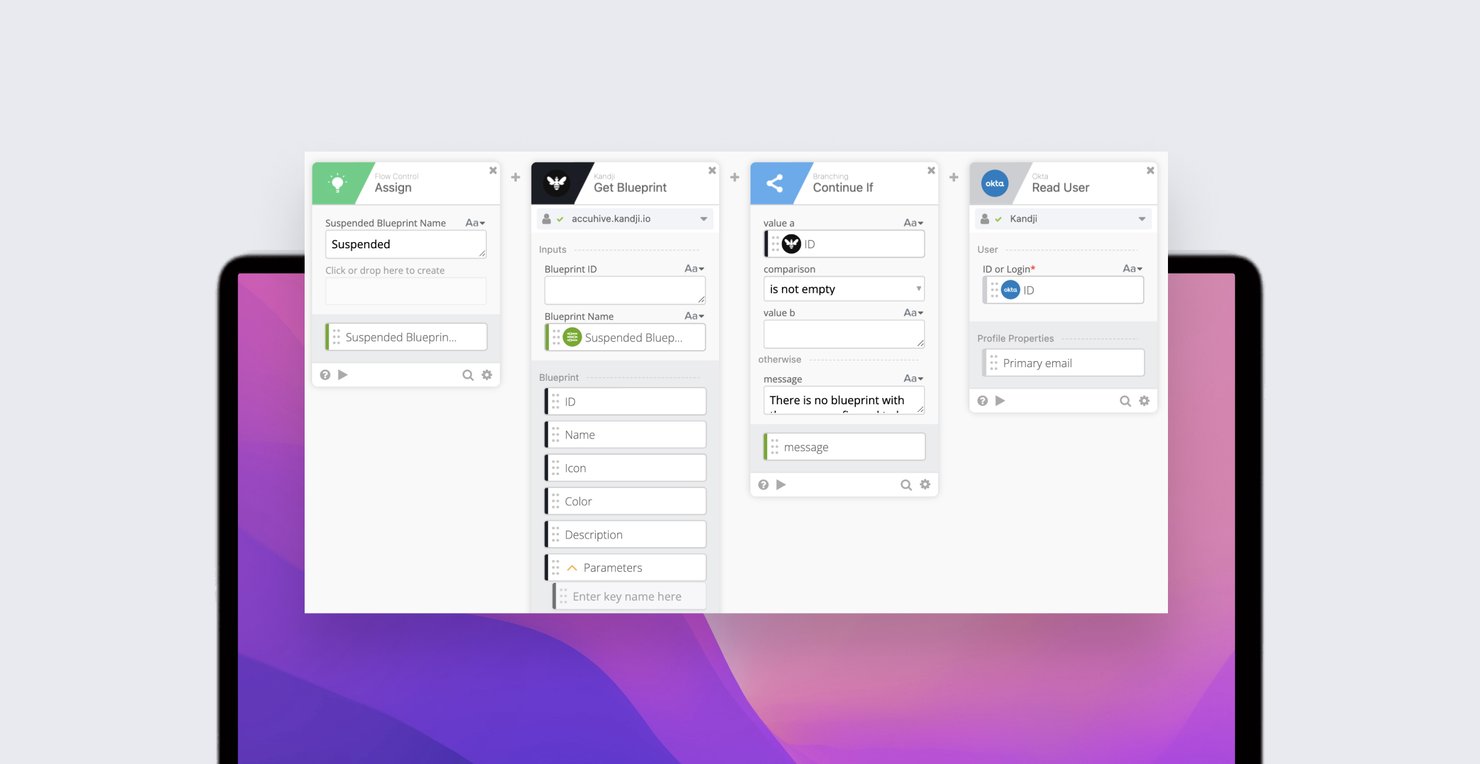 New Kandji Connector with Okta Workflows Enables No-Code Automations
