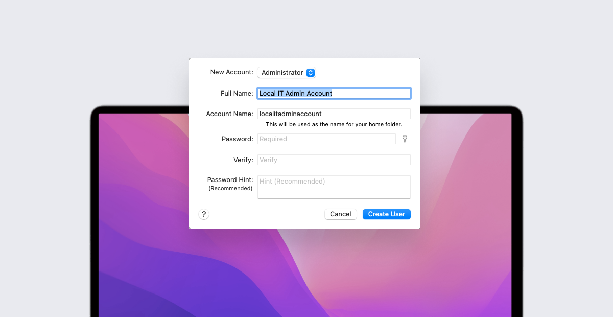 Managed Mac Computers: Local IT Admin Accounts, Yes or No?