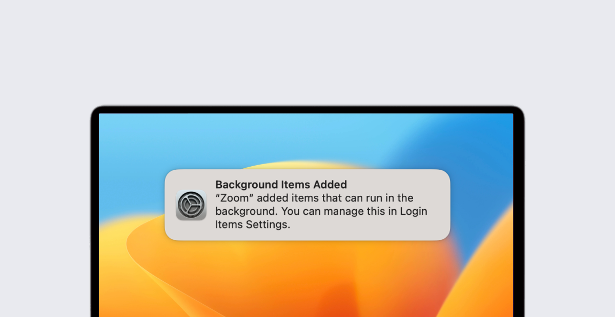 macOS Ventura: Bringing Transparency to Login and Background Items