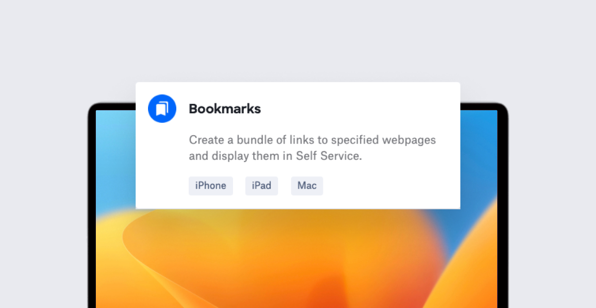 Bookmarks Let Admins Share Links in Kandji Self Service