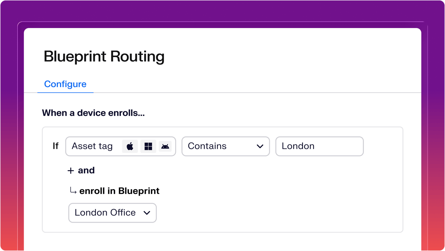 Introducing Blueprint Routing