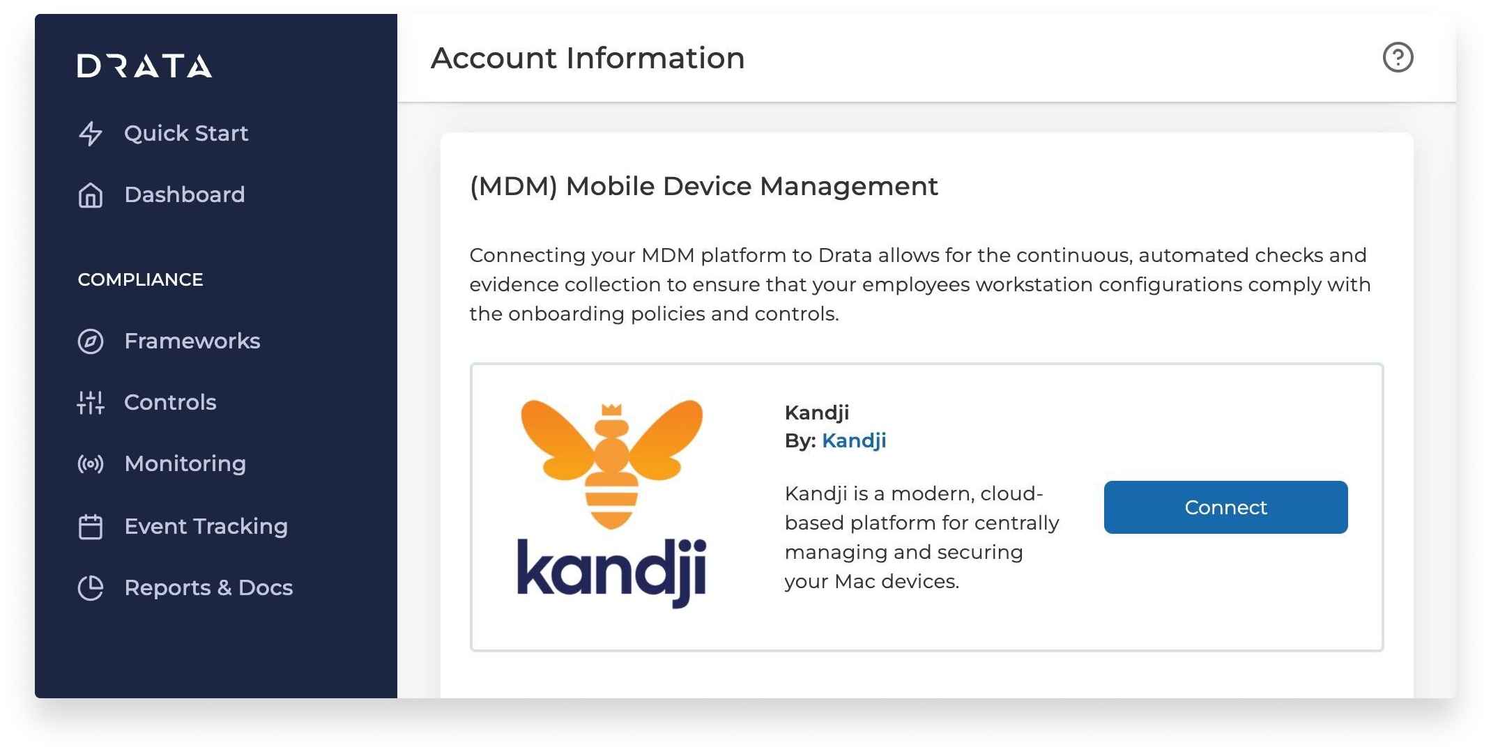 Drata Kandji integration_edit