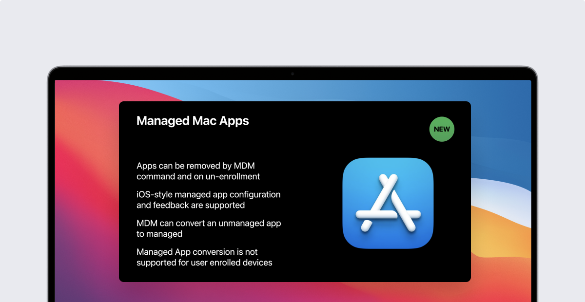 Managed Apps on macOS Big Sur