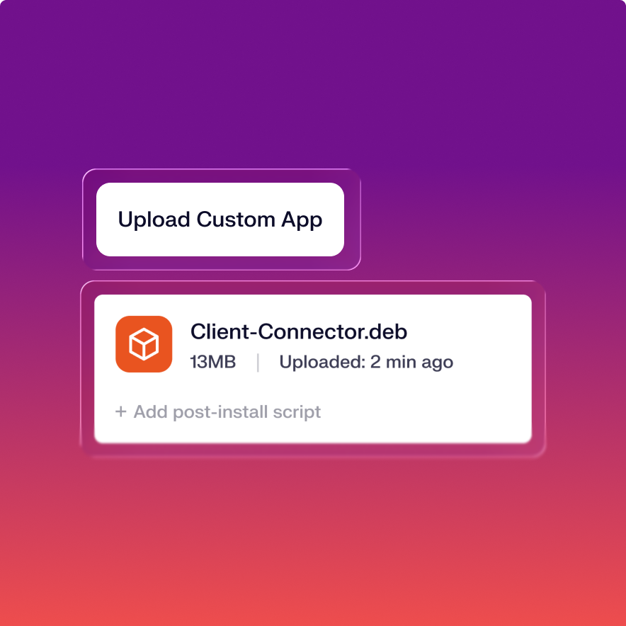 Upload Custom App()