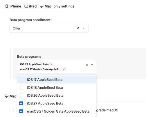 apple beta 3