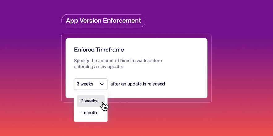 appversion enforcement