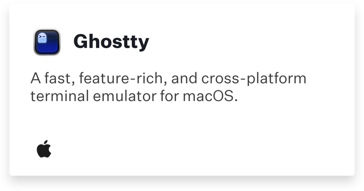Auto App: Ghostty