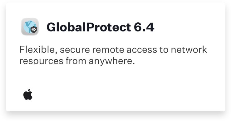 Auto App: GlobalProtect 6.4