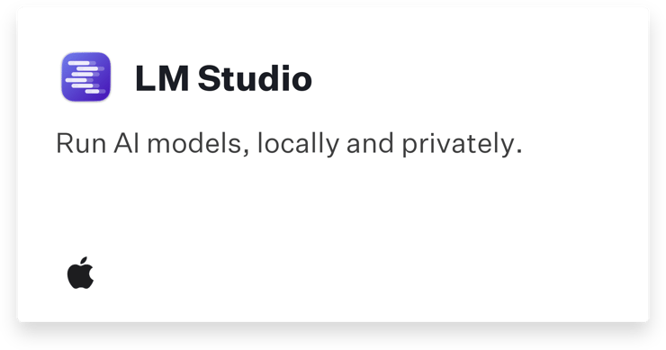 Auto App: LM Studio