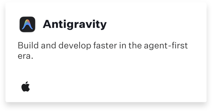 Auto App: Antigravity