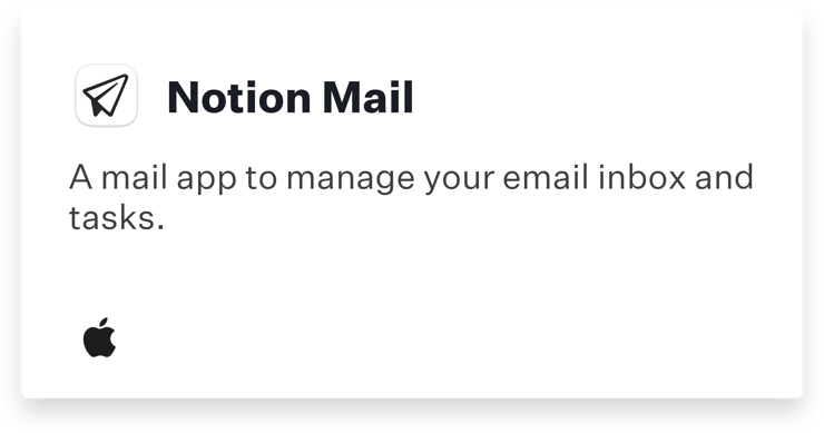 Auto App: Notion Mail