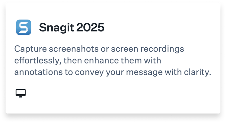 Auto App: Snagit 2025