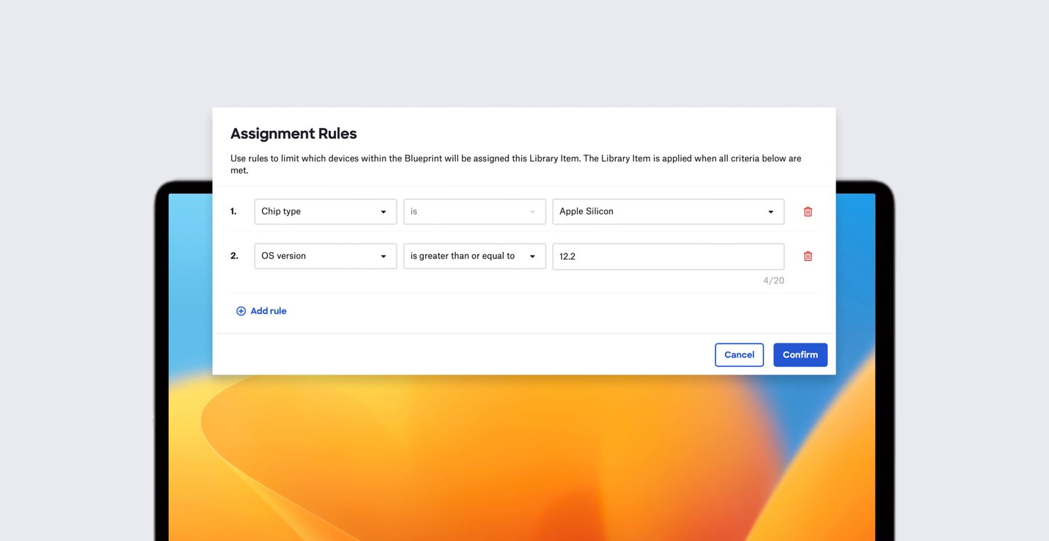 Introducing Assignment Rules