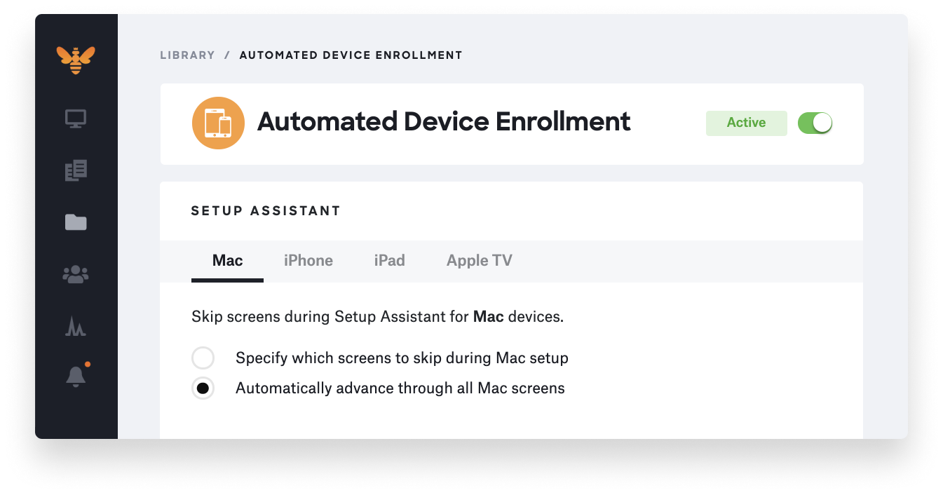 macos big sur auto advance