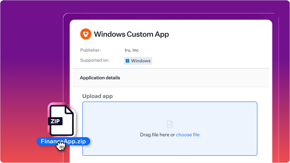 Iru Custom AppsであらゆるWindowsアプリを展開する