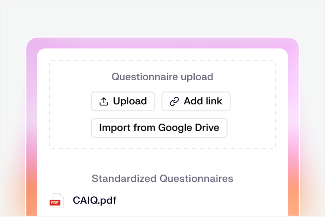 Questionnaire submissions