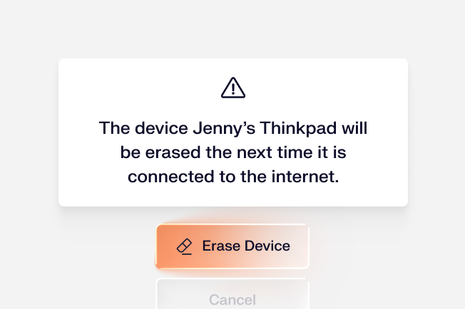 Device wipe