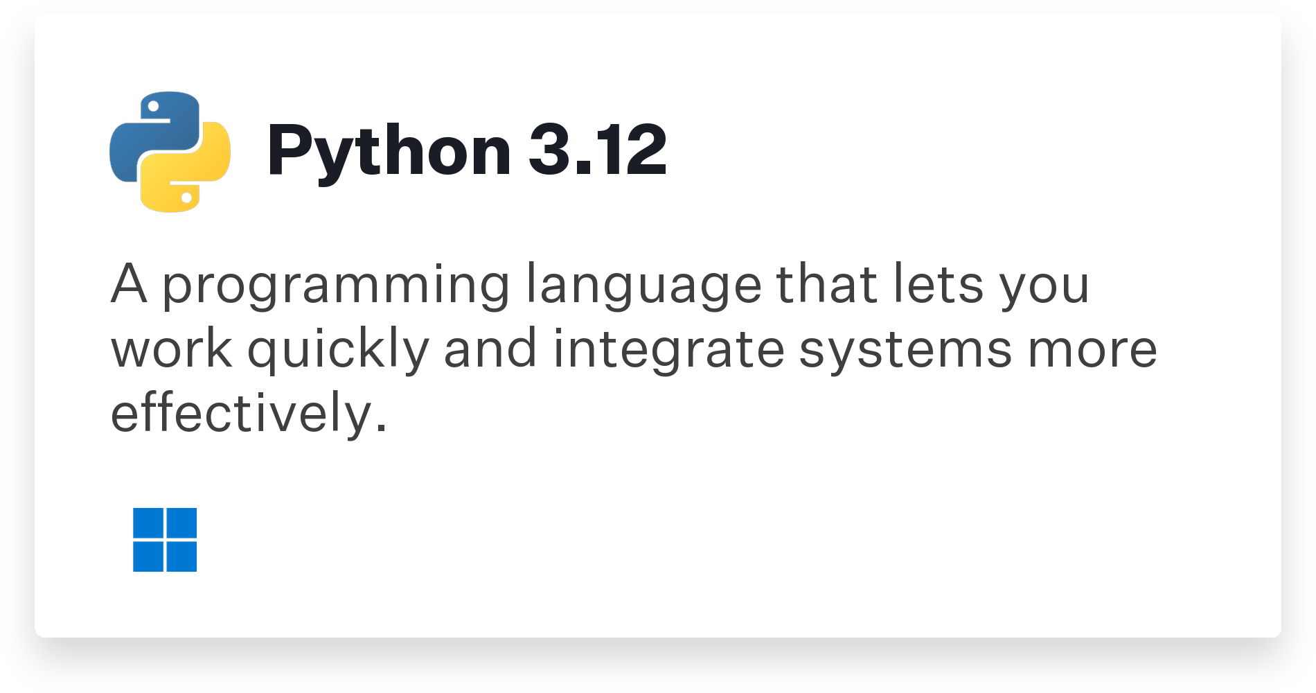 Python 3.12 Title Card