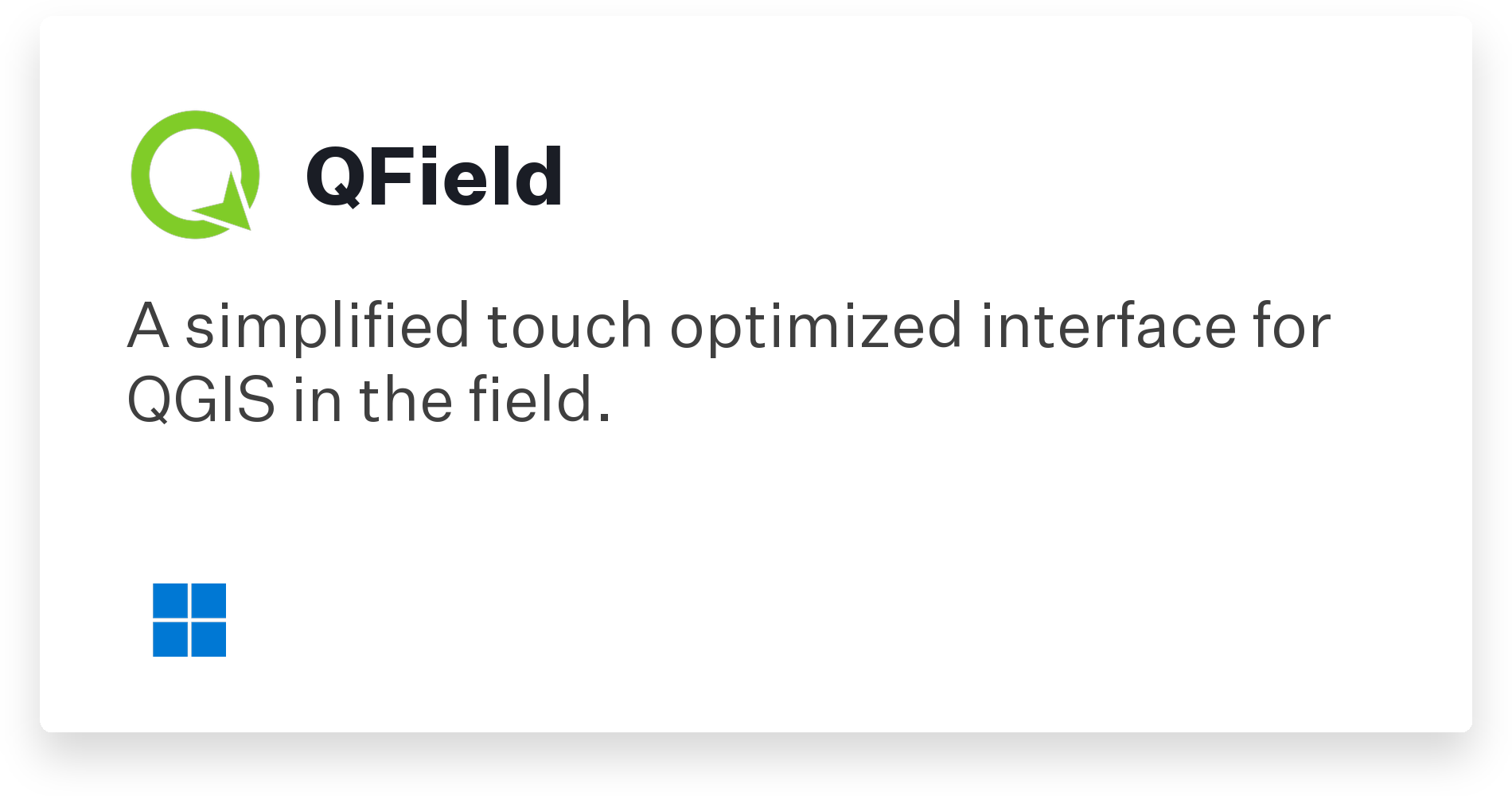 QField Title Card