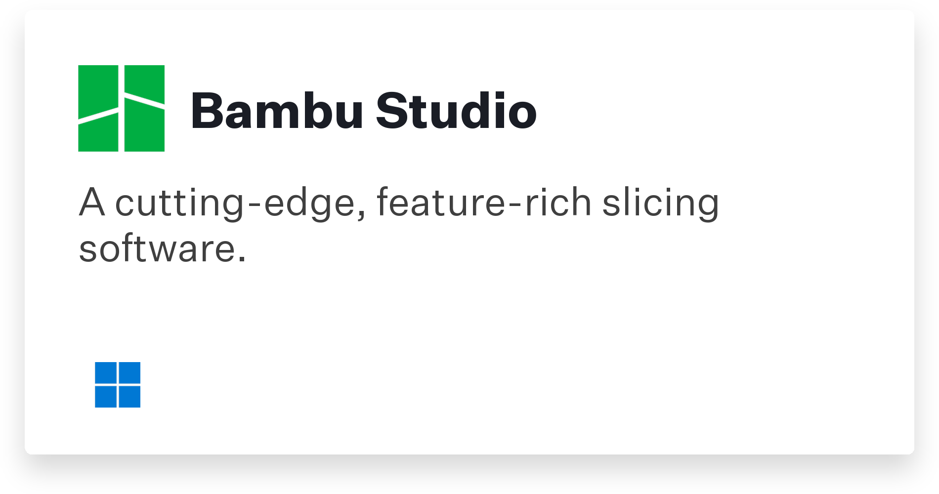 Bambu Studio Title Card