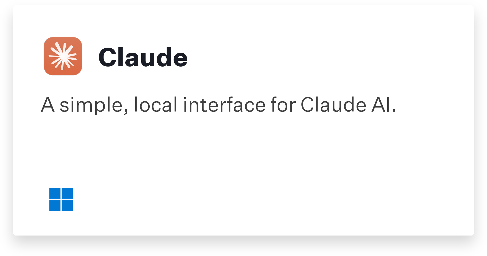 Claude Title Card