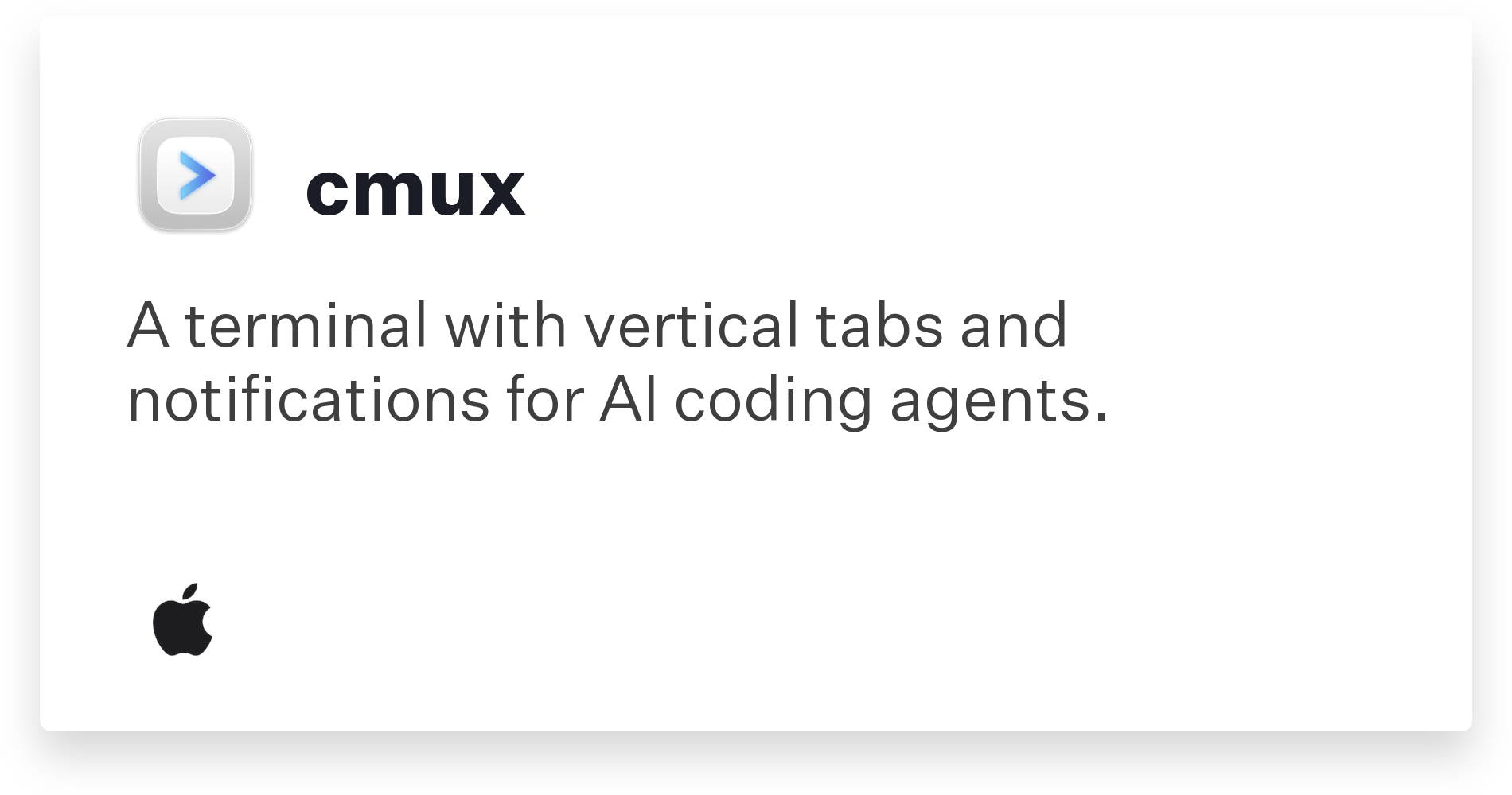 cmux Title Card