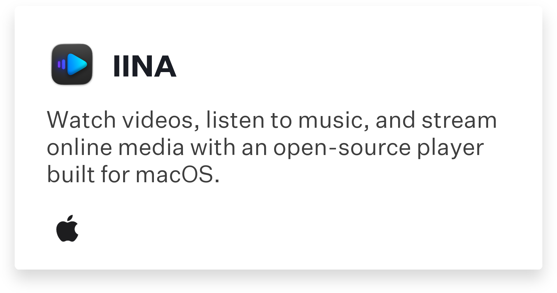 IINA Title Card