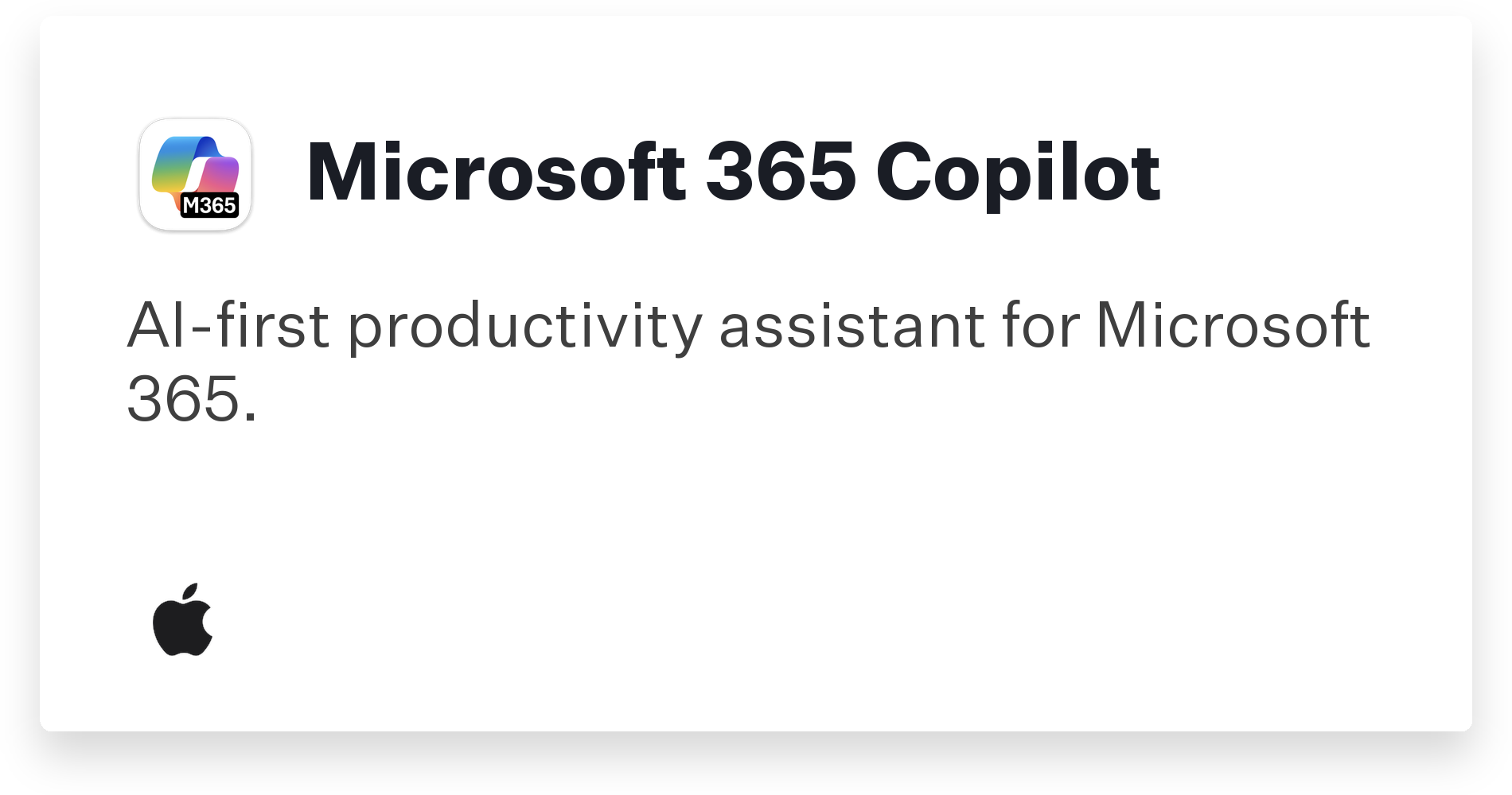 Microsoft 365 Copilot Title Card