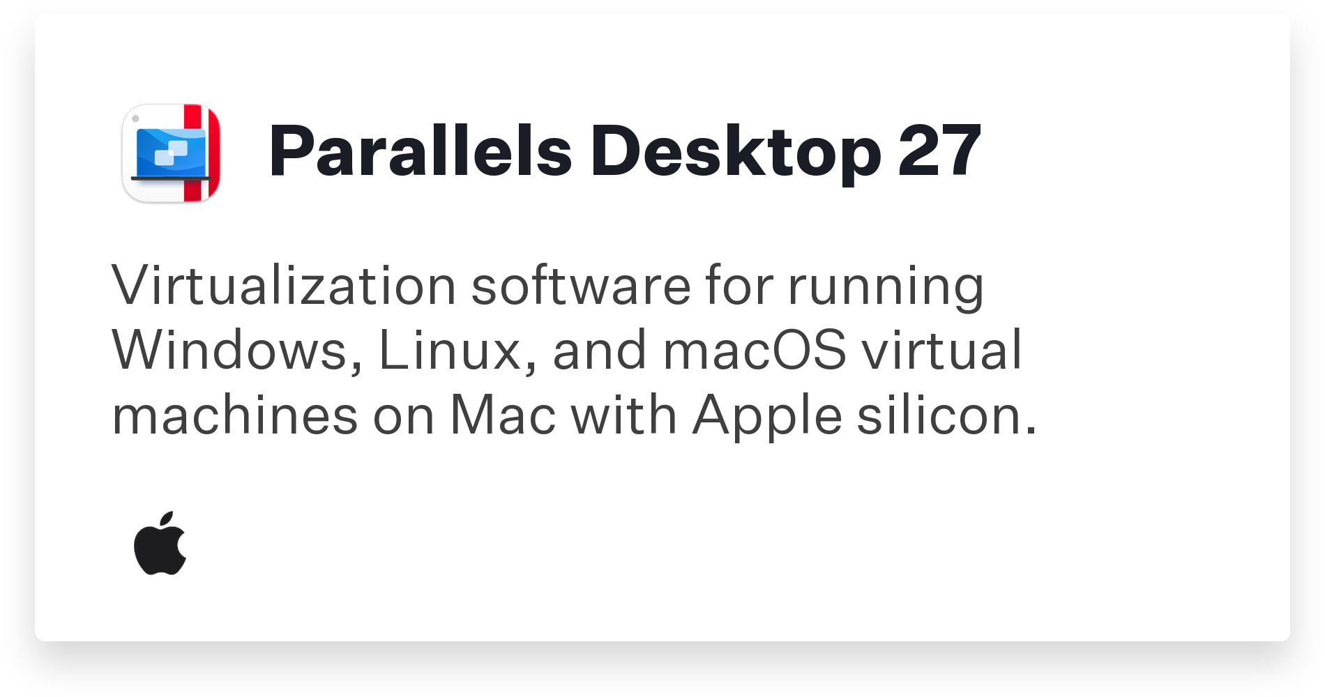 Parallels Desktop 27 Title Card