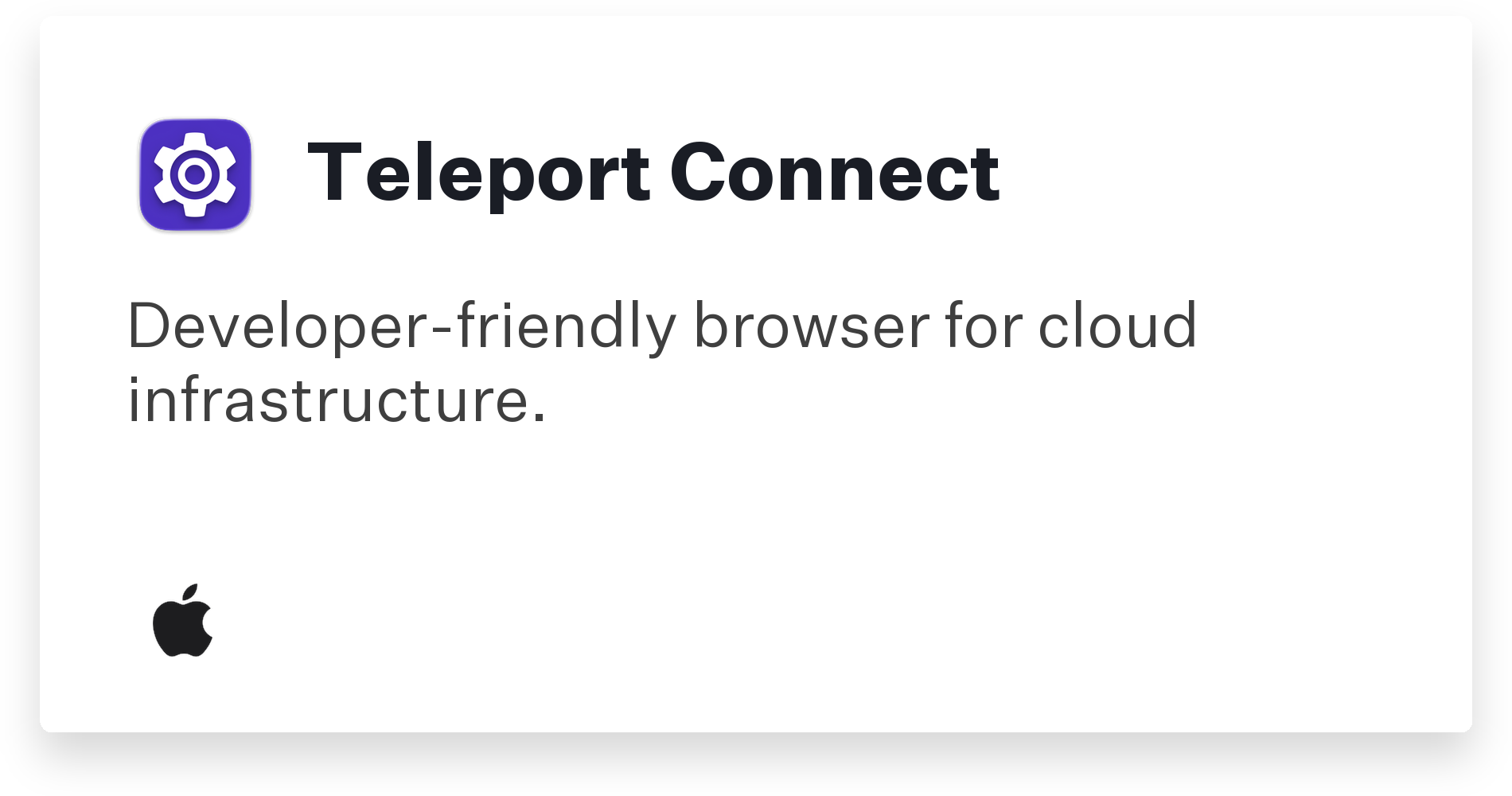 Teleport Connect Title Card