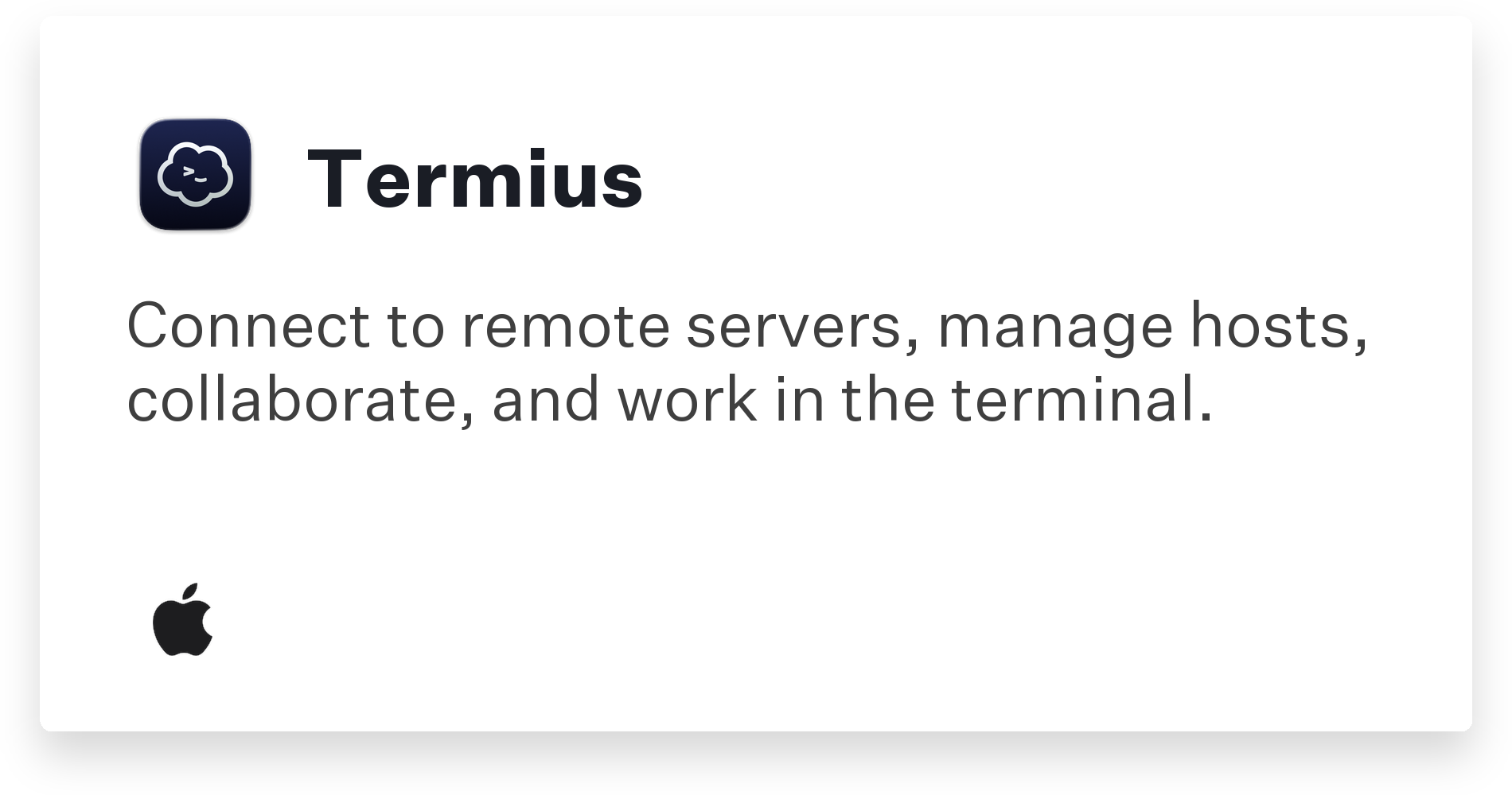Termius Title Card