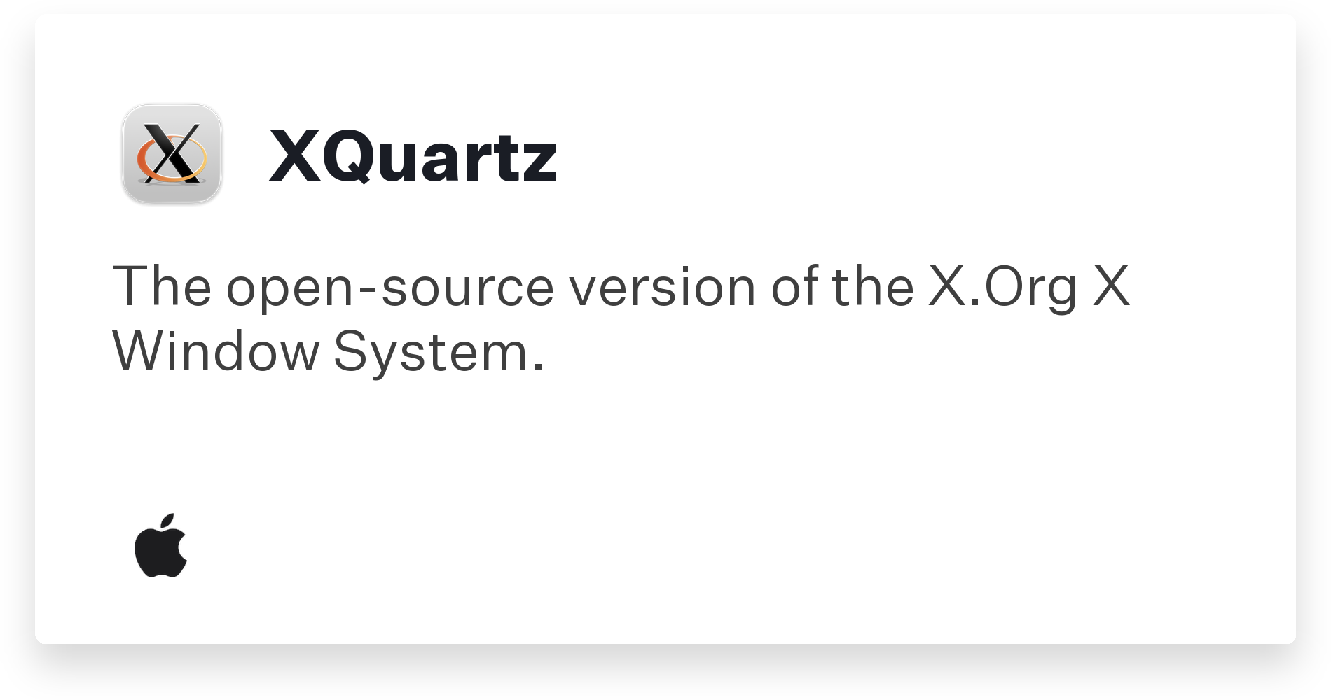 XQuartz Title Card