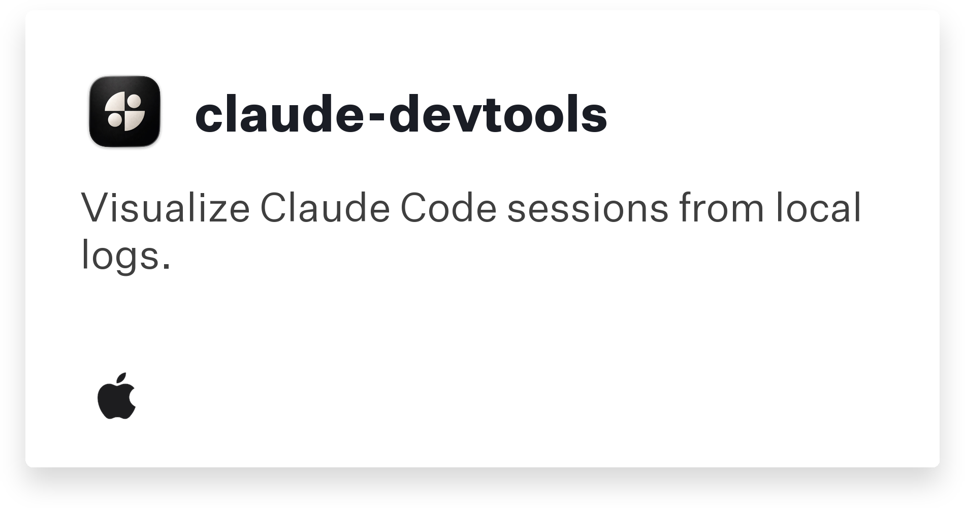 claude-devtools Title Card