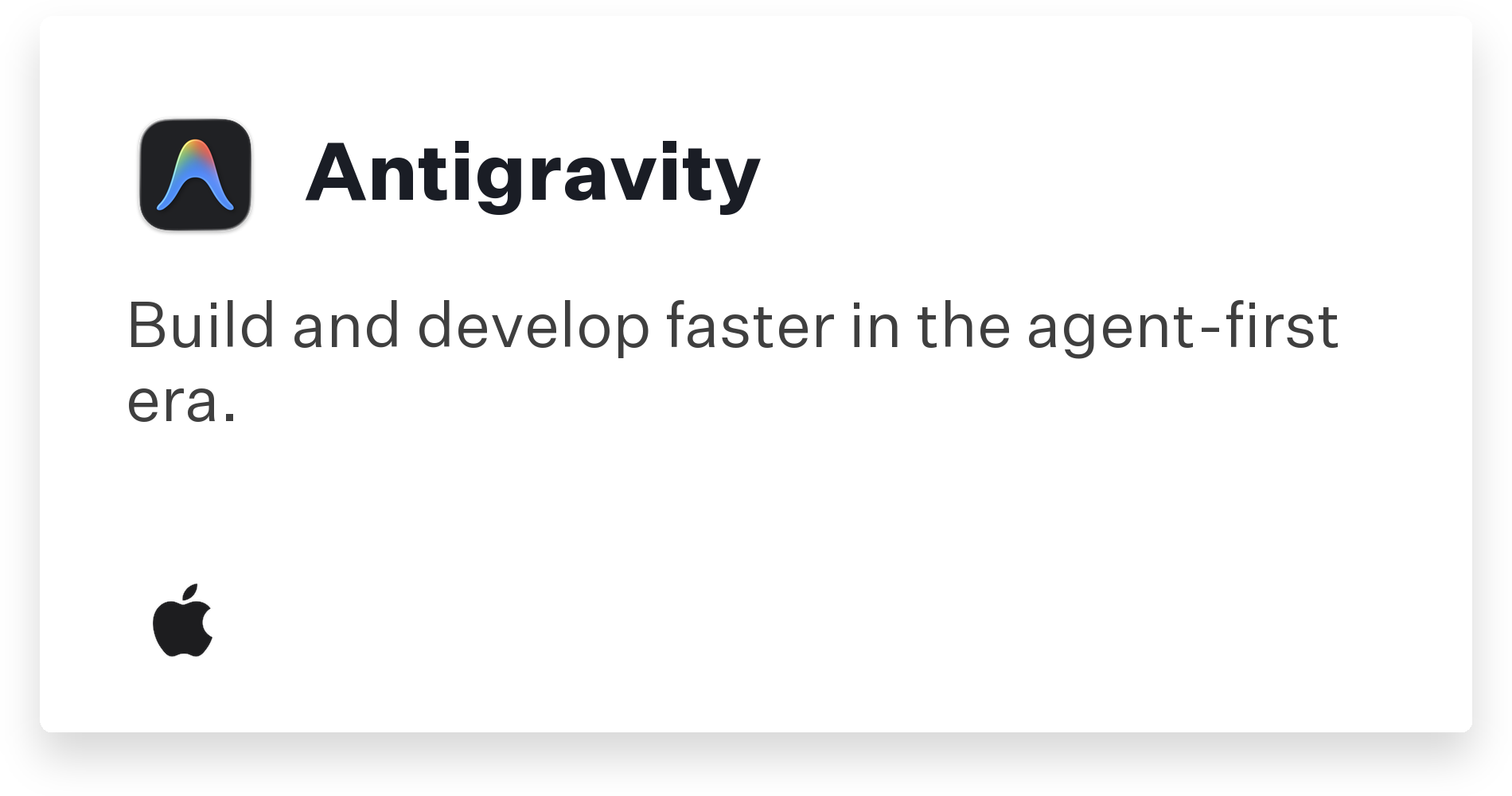 Antigravity Title Card