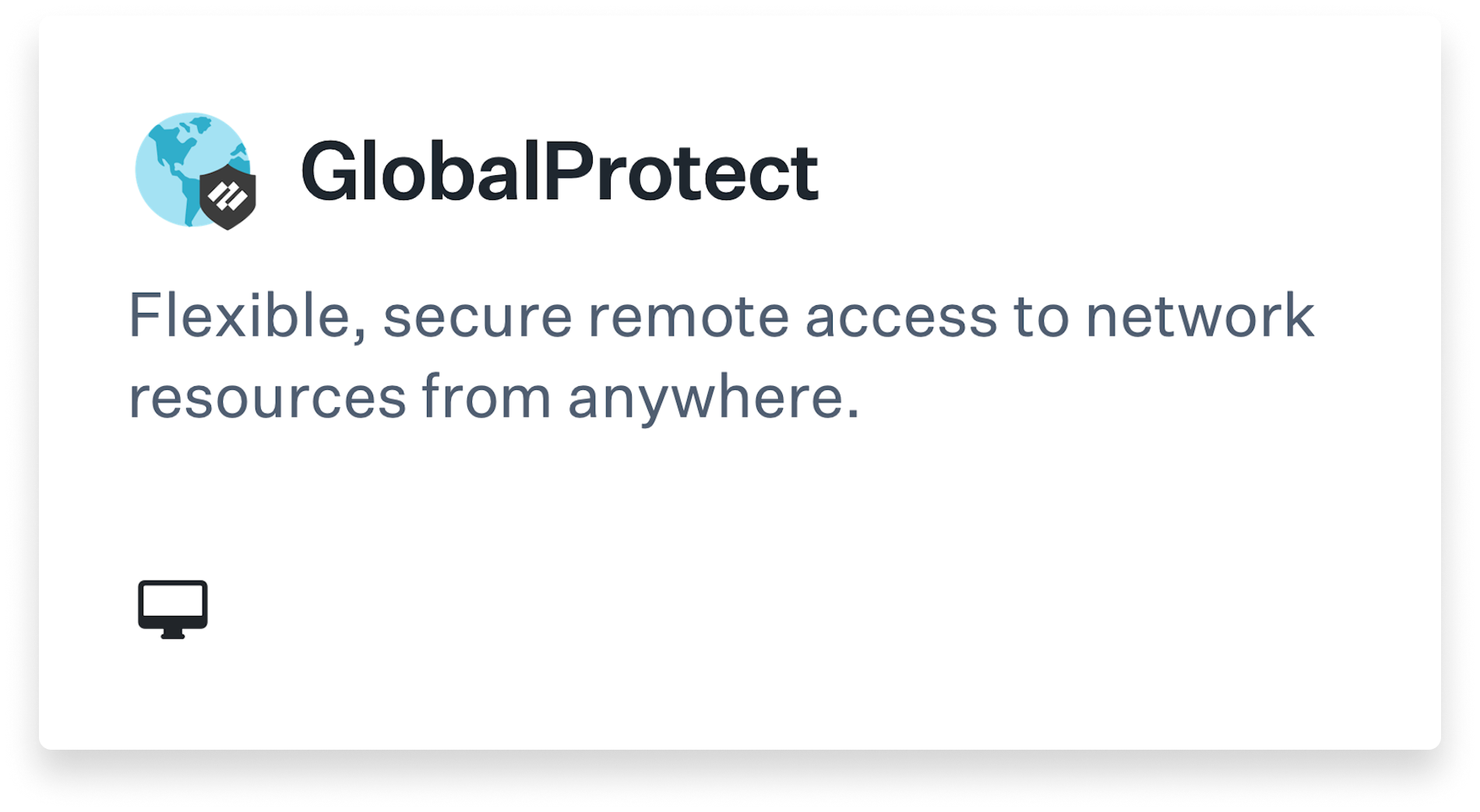 GlobalProtect Title Card