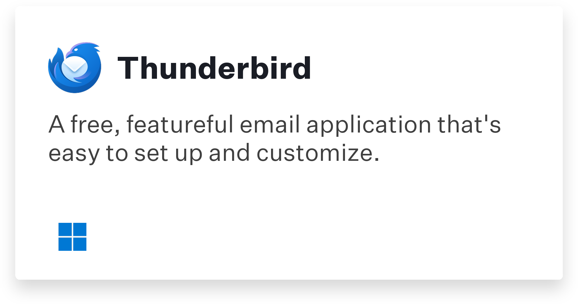 Thunderbird Title Card