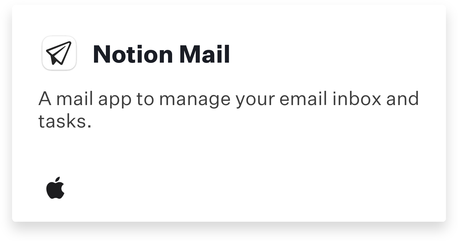 Notion Mail Title Card