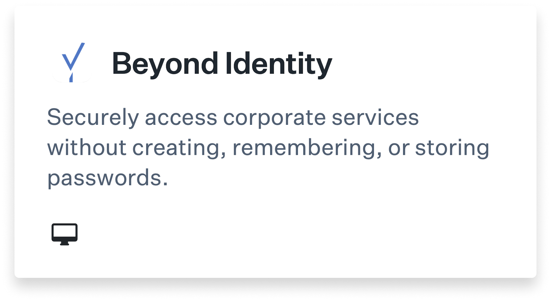 Beyond Identity Title Card